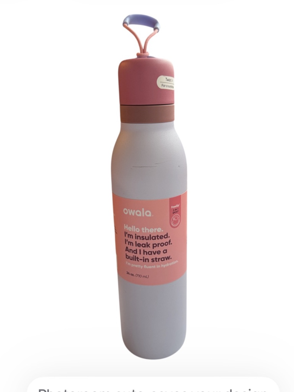 Owala c FreeSip Twist Stainless Steel Water Bottle - 24oz New